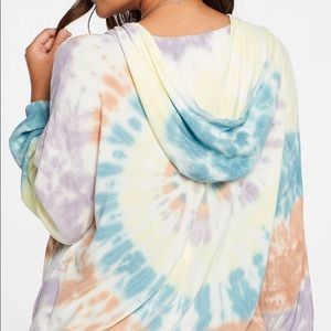 Tie Dye CHASER Hooded Top NEW
